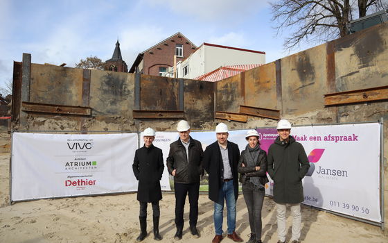 Eerste steenlegging voor innovatief bouwproject Agnetenpark
