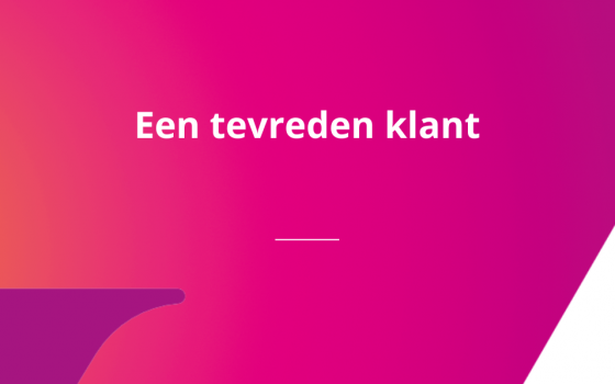 Mooie woorden van een klant