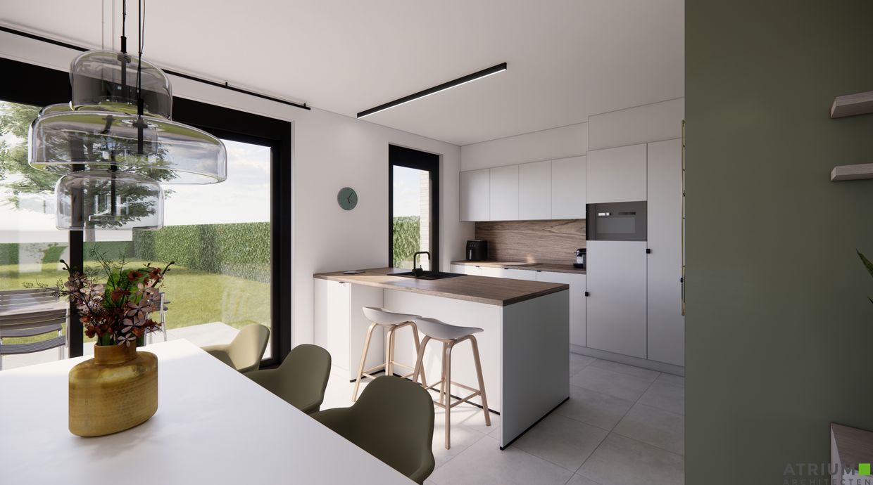 Verkaveling Neeroeteren met woningen en bouwgronden