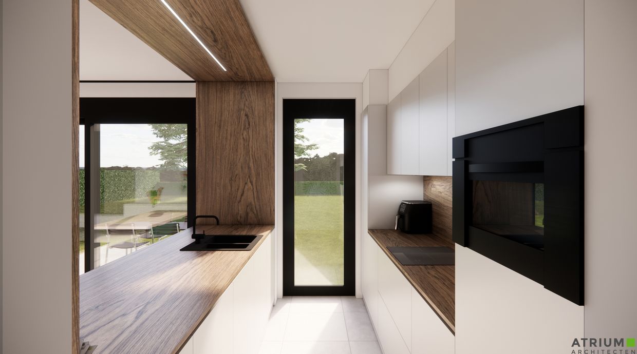 Verkaveling Neeroeteren met woningen en bouwgronden