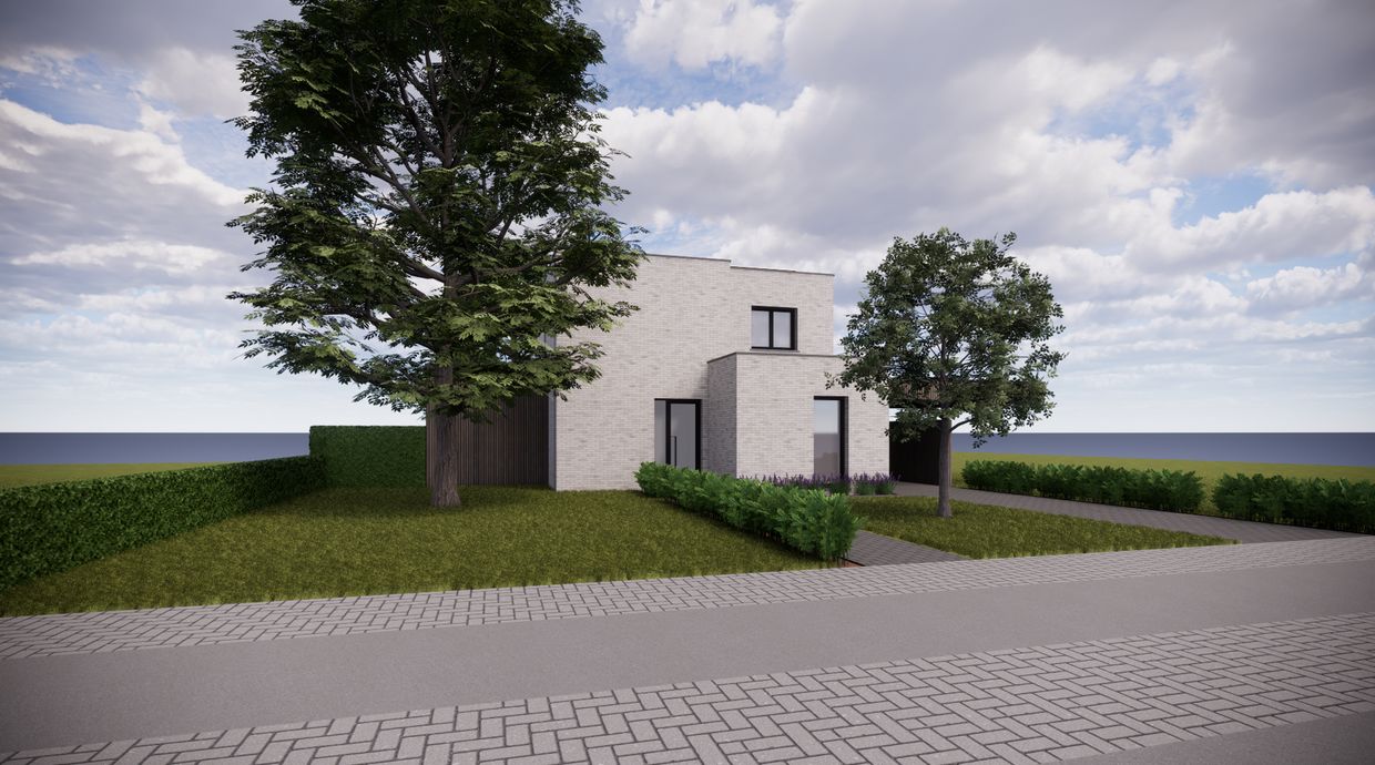 Verkaveling Neeroeteren met woningen en bouwgronden vergunde plannen
