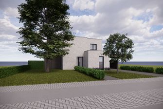 Verkaveling Neeroeteren met woningen en bouwgronden vergunde plannen