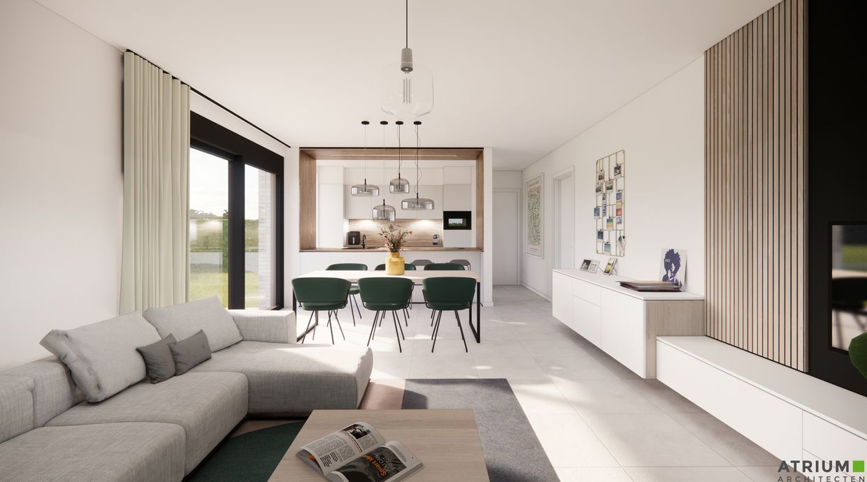 Verkaveling Neeroeteren met woningen en bouwgronden vergunde plannen