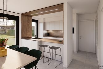 Verkaveling Neeroeteren met woningen en bouwgronden vergunde plannen