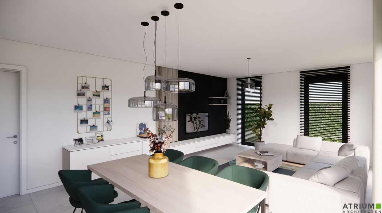 Verkaveling Neeroeteren met woningen en bouwgronden vergunde plannen