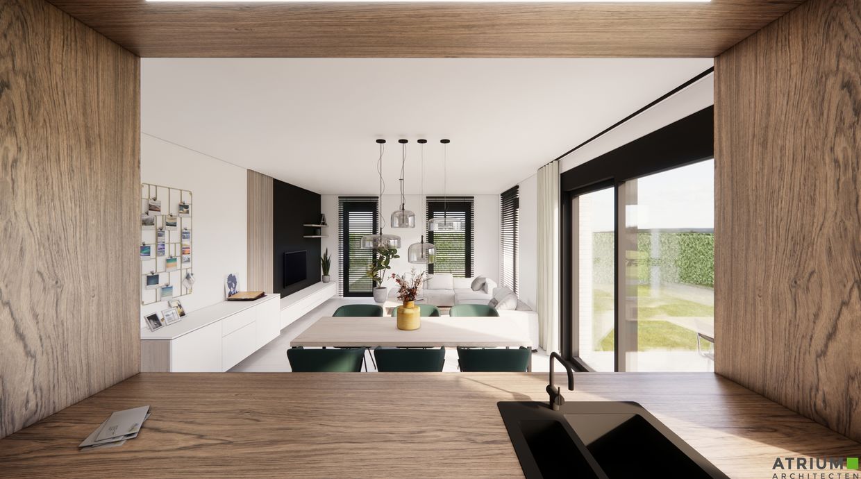 Verkaveling Neeroeteren met woningen en bouwgronden vergunde plannen