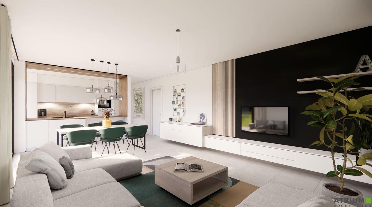 Verkaveling Neeroeteren met woningen en bouwgronden vergunde plannen