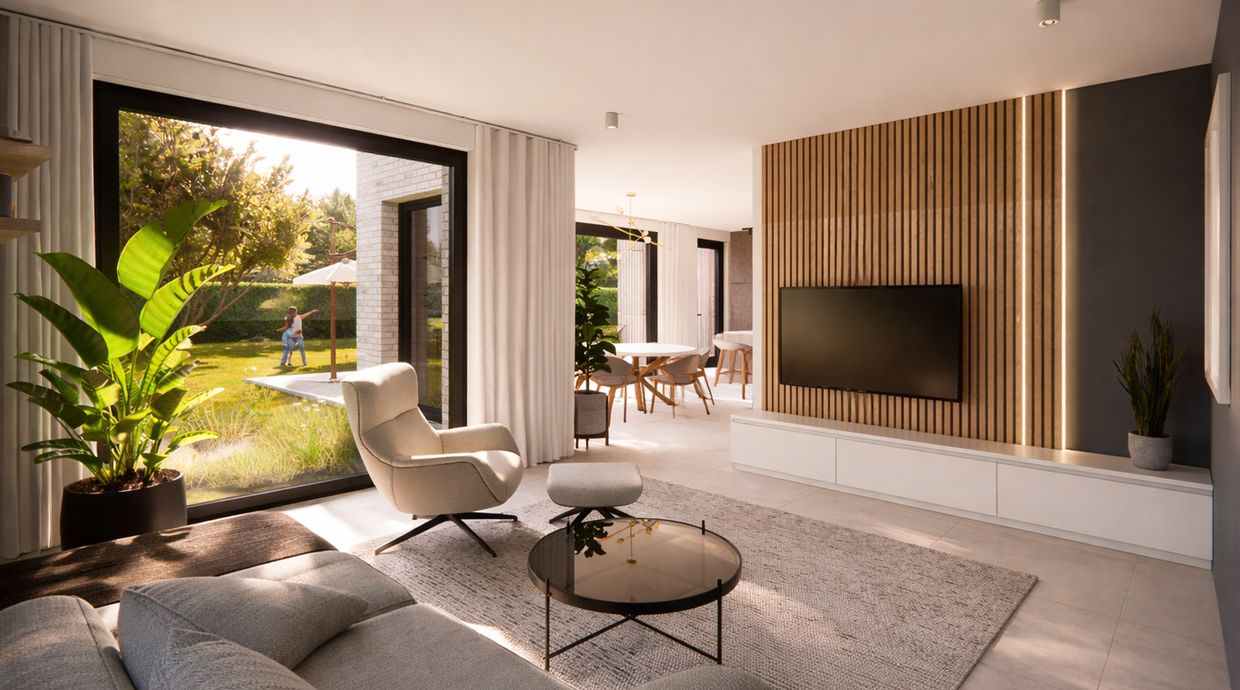 Verkaveling Neeroeteren met woningen en bouwgronden vergunde plannen