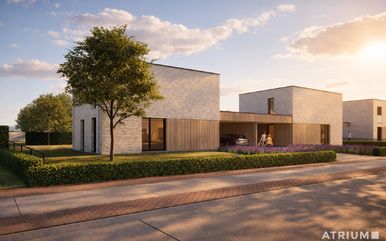 Verkaveling Neeroeteren met woningen en bouwgronden vergunde plannen