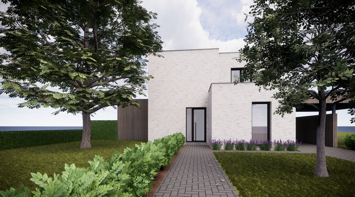 Verkaveling Neeroeteren met woningen en gronden