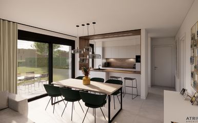 Verkaveling Neeroeteren met woningen en vergunde bouwgronden