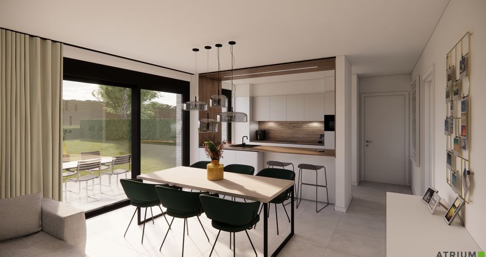 Verkaveling Neeroeteren met woningen en vergunde bouwgronden