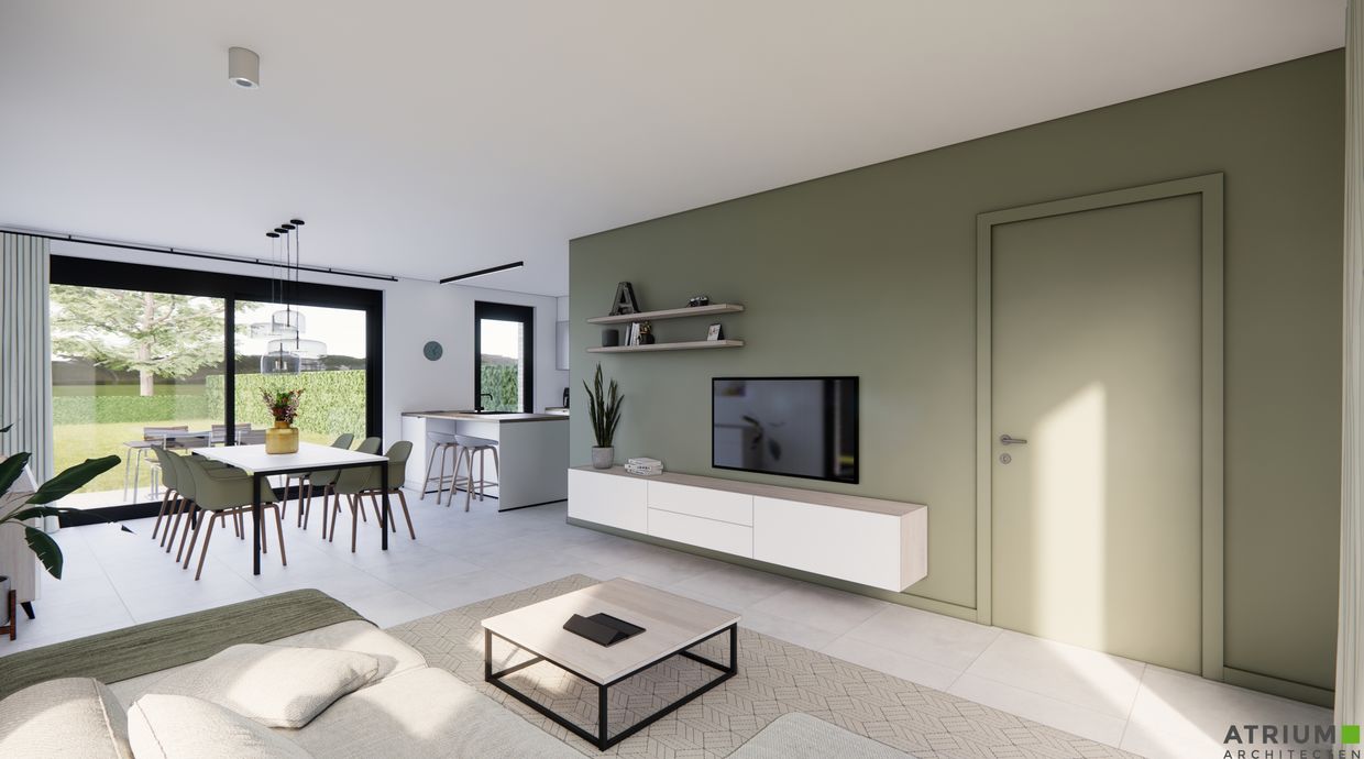 Verkaveling Neeroeteren met woningen en vergunde bouwgronden