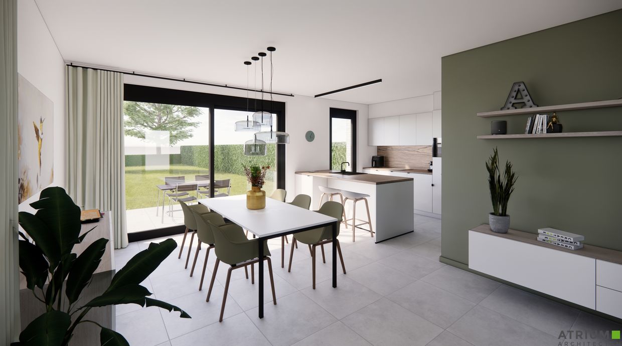 Verkaveling Neeroeteren met woningen en vergunde bouwgronden